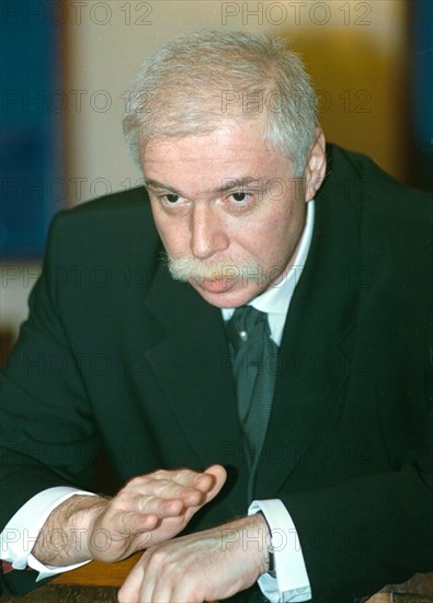 Georgia, september 13, 2002, badri patarkatsishvili, former first deputy director of 'logovaz' (in pic) is accused of strealing over 2000 automobiles from 'vaz' automobile works together with boris berezovsky, russia's law enforcement bodies have sent a written address to their gergian colleagues to ask for his extradition.