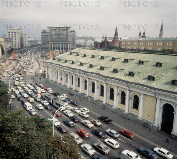 Manezh exhibition hall, moscow, russia.