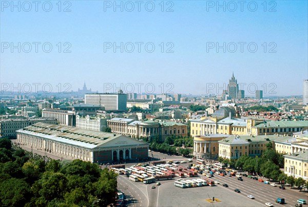 Manezh exhibition hall, moscow, russia.