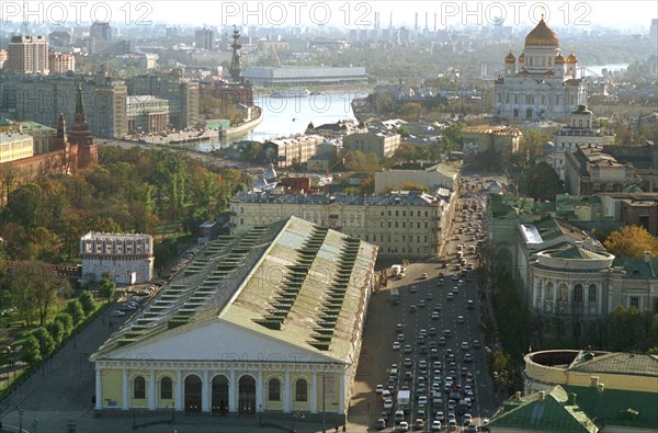 Manezh exhibition hall, moscow, russia.