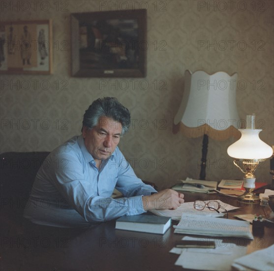 Chingiz (tschingis) aitmatov, famous kirghiz writer.