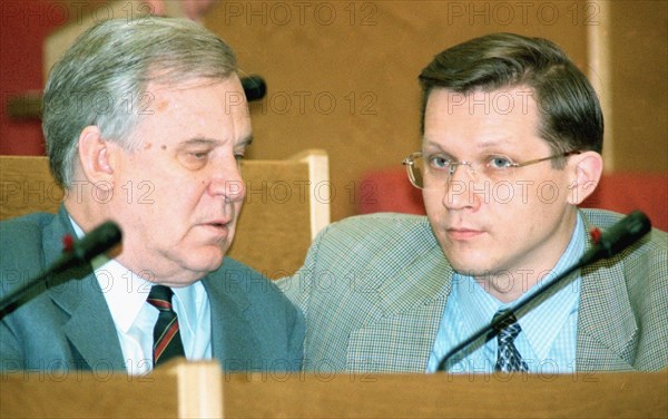 Vladimir ryzhkov, member of the russian federation duma (parliament), moscow, russia, june 1999.