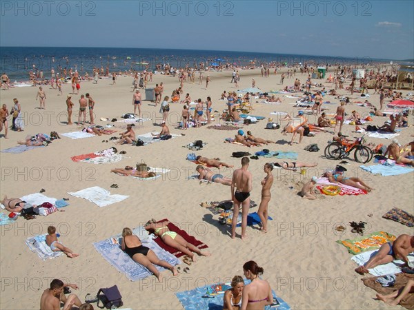 Jurmala beach resort, 30 km, from riga, latvia, 2003.