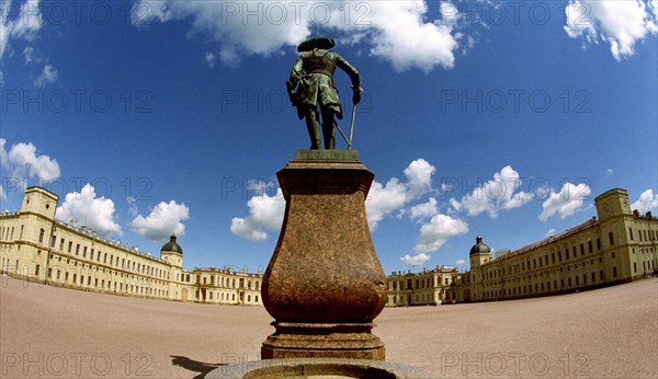 The throne hall of the gatchina palace (in picture) a favourite palace of the russian emperors will be opened for visitors to the summer season after the reconstruction.