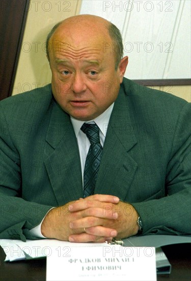 Mikhail fradkov, director of the federal service of russia's tax police, 8/02.