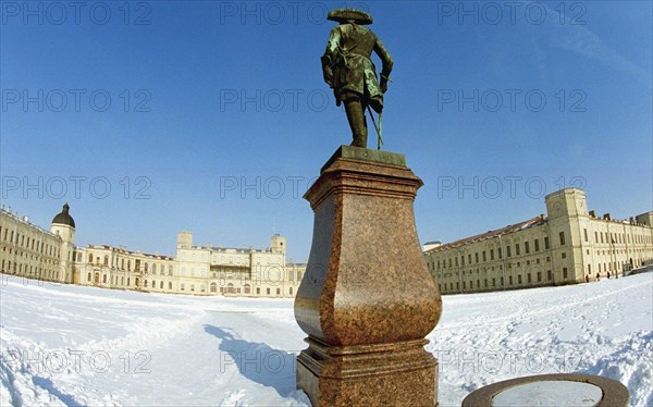 The throne hall of the gatchina palace (in picture) a favourite palace of the russian emperors will be opened for visitors to the summer season after the reconstruction.