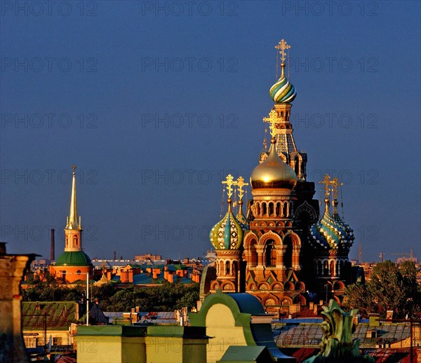 The cathedral of the saviour on the blood in st, petersburg, russia, church of the spilled blood.