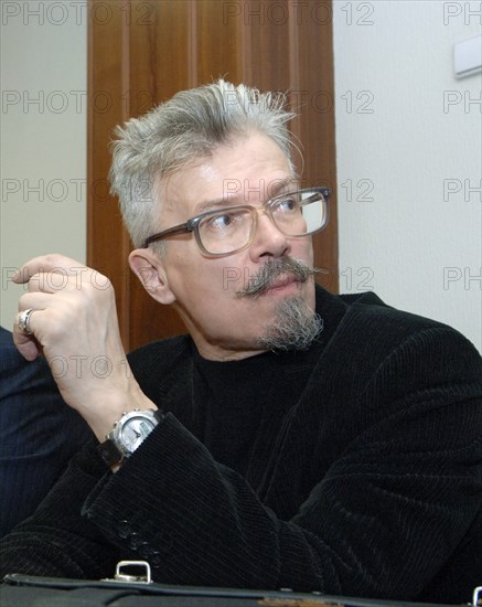 Leader of the national bolshevik party (nbp) eduard limonov appears in moscow city court where the suit filed by the prosecutor general's office to recognise the nbp an extremist organisation was considered, april 18, 2007, moscow, russia.