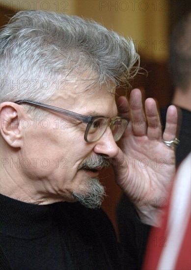 Leader of the national bolshevik party (nbp) eduard limonov appears in moscow city court where the suit filed by the prosecutor general's office to recognise the nbp an extremist organisation was considered, april 18, 2007, moscow, russia.