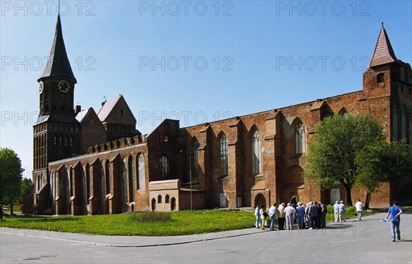 The city cathedral in kaliningrad, russia.