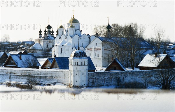 The protection monastery in suzdal, russia, 1998.