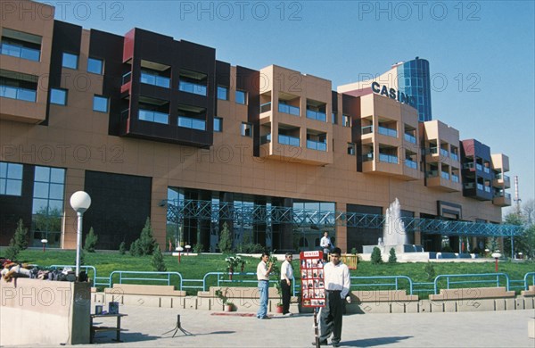 The grand hotel and casino in ashgabat (ashkabad), turkmenistan, 1998.