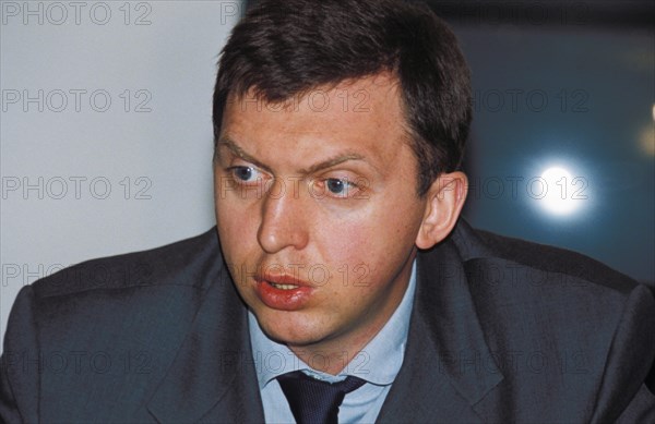 Oleg deripaska, president of siberian aluminum group.