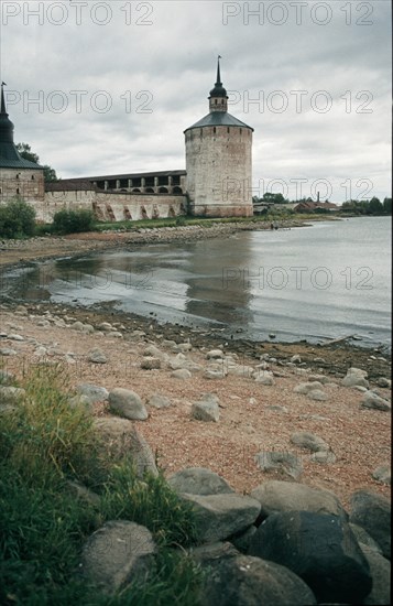 Kirill-belozersky monastery founded by st, kirill and st, ferapont in 1397, vologda region, russia, 10/99, a museum since 1924.