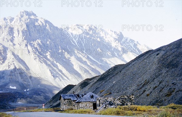 The remains of a stalin-era gulag in chukotka, russian far east.