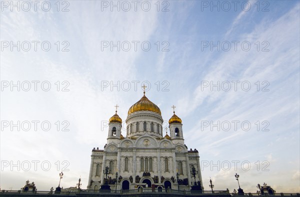 Christ the savior cathedral in moscow, russia, 2004.