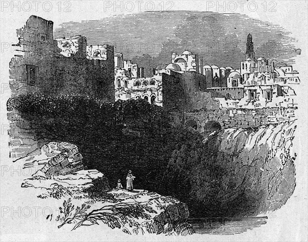 Religion The Holy Bible. Passing by Jerusalem