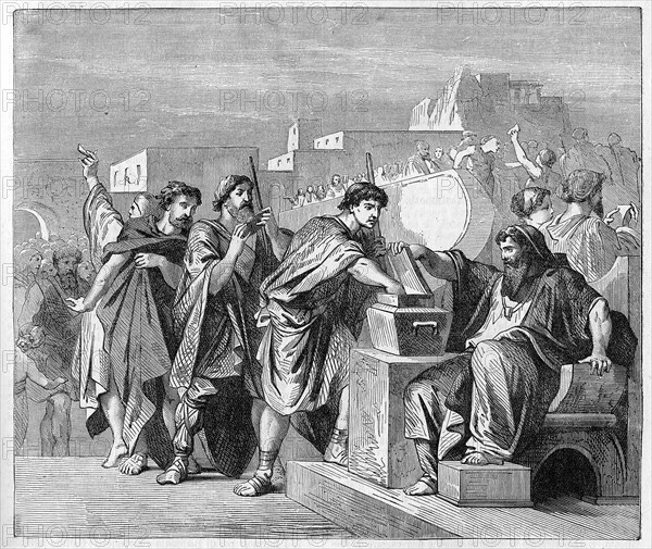 Religion The Holy Bible. Drawing lots to live in jerusalem