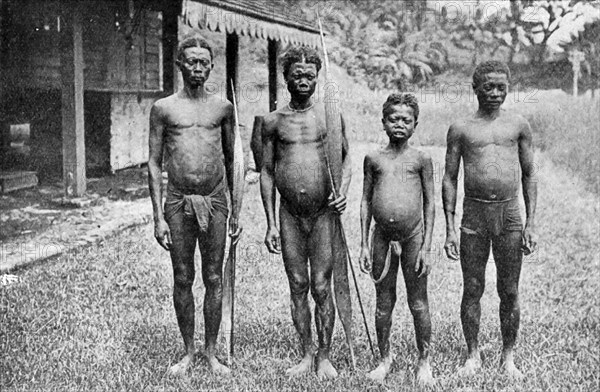 Historical Geography. 1900. India. Andamanese: survivals of prehistoric man in the Andaman Islands.