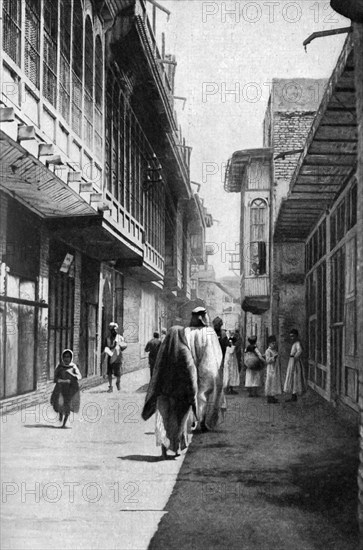 Historical Geography. 1900. Iraq. Pursuing their lawful occasion in labyrinthine Bagdad.