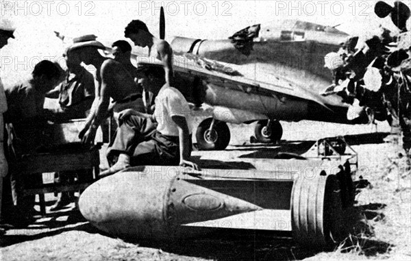 WWII World War II, the war in North Africa SM 75