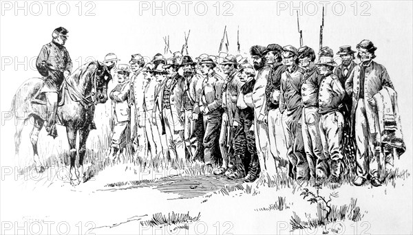American Civil War, 1861 1865 Confederate prisoners of war