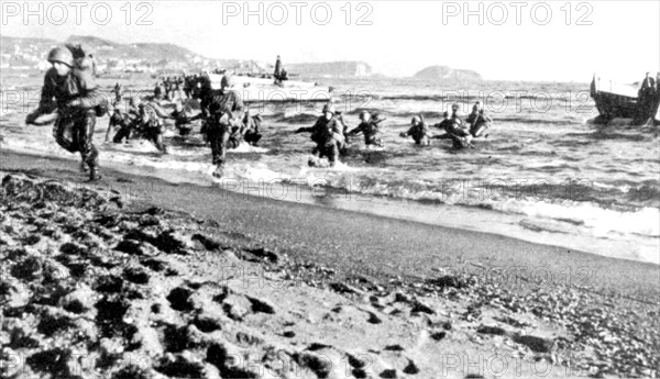 WWII in Italy 1943 Allied invasion of Italy Salerno 1943
