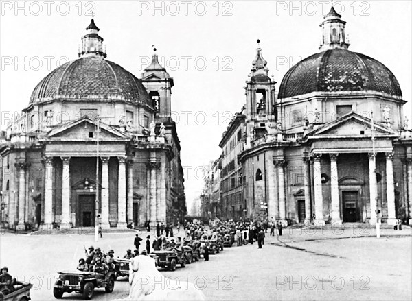 Second World War 1944 Italy Liberation of Rome