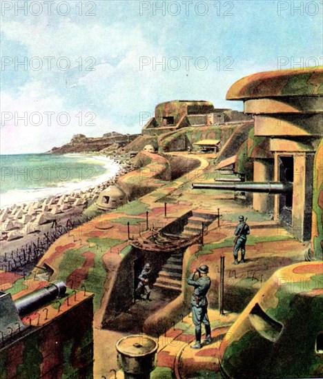 Second World War 1944 France Atlantic Wall