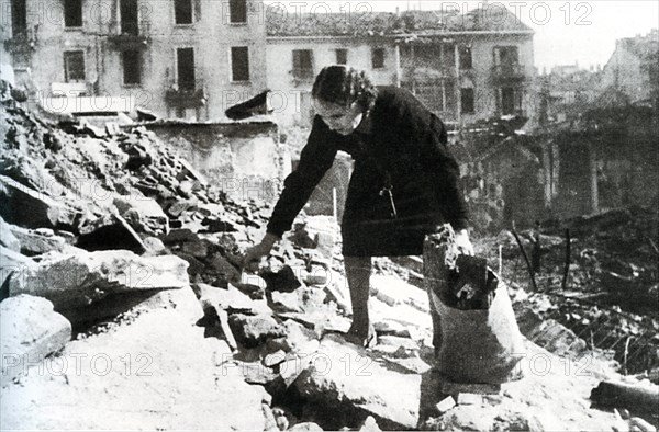 Second World War 1943 1944 Italy Bombing Italy