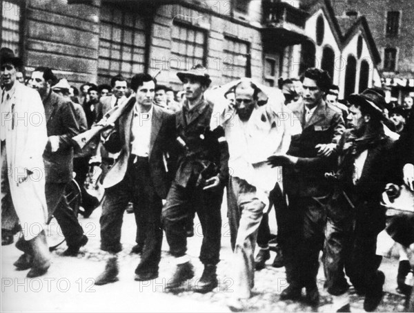 Second World War 1944 Italy Fascist and  partisans