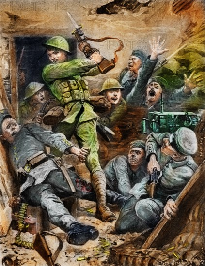 House-to-house fighting 1916