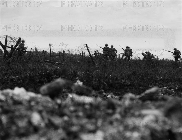 Men of the Wiltshire Regiment.