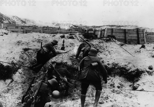 Germany - Belgium, 1914-18.