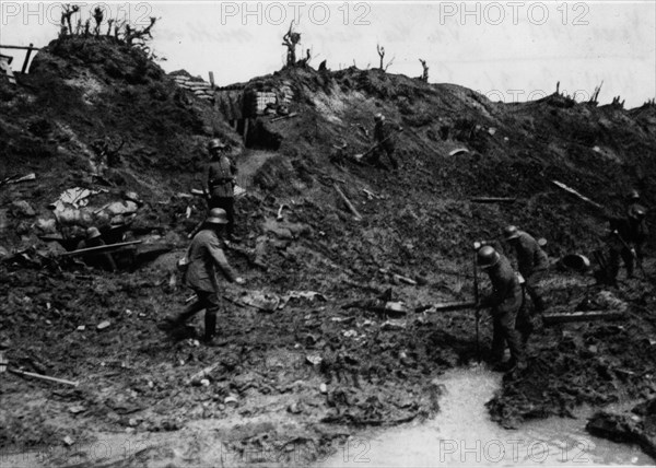 Germany - Belgium, 1914-18.