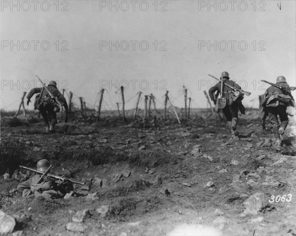 Western Front, Germany - France, 1916.