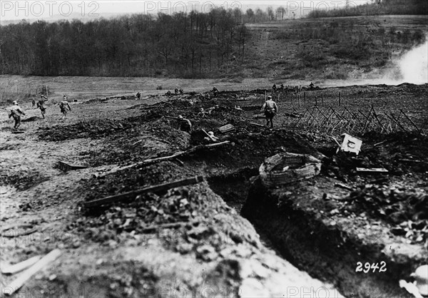 Western Front, Germany - France, 1916.