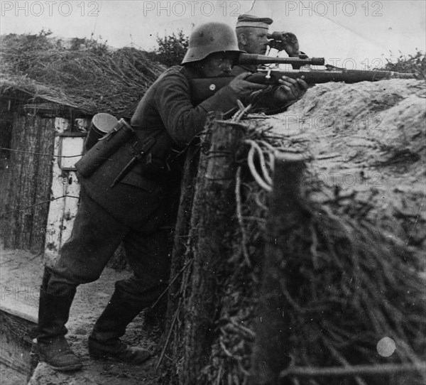 Western Front, Germany - France, 1916.