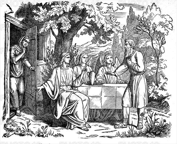 Abraham'S Hospitality And Intercession