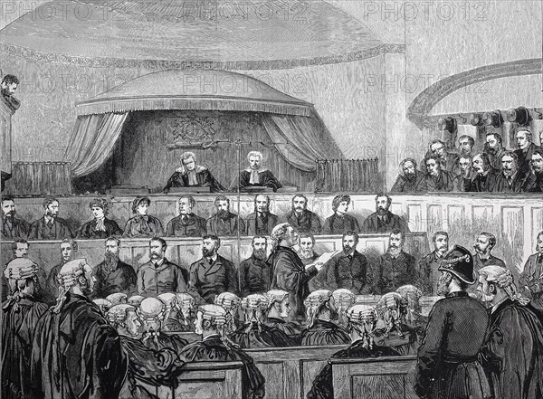 The State Trials In Ireland: Scene In The Dublin Queens Bench Division During The Delivery Of The Attorney-General'S Address