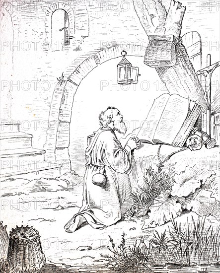 Hermit Praying