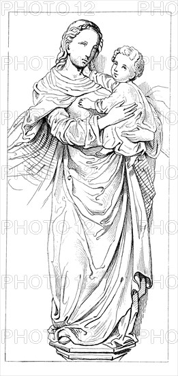 Mary With The Child Jesus Christ