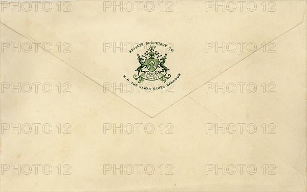 Royal Envelop with Coat of Arms
