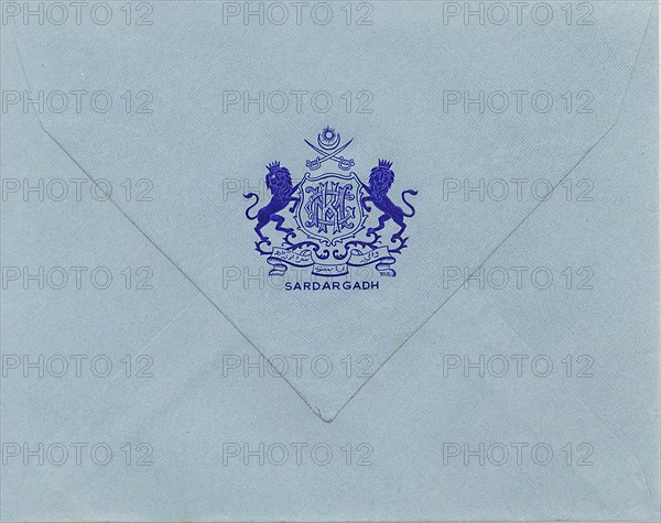 Letter head with royal seal or Coat of Arms 7/vi/1946