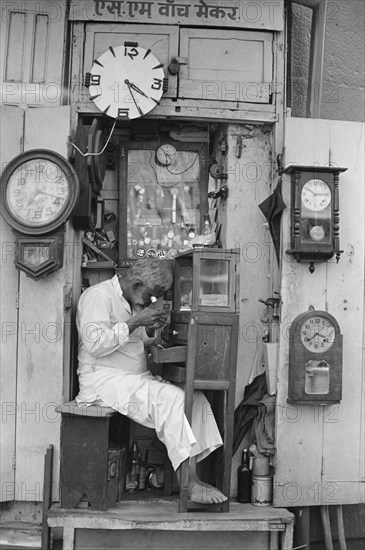 Watch repairer, Bombay Mumbai , maharashtra , India