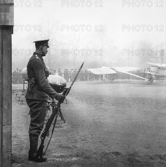 Magic lantern slide  WW1