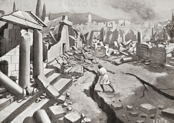 The earthquake at Sparta