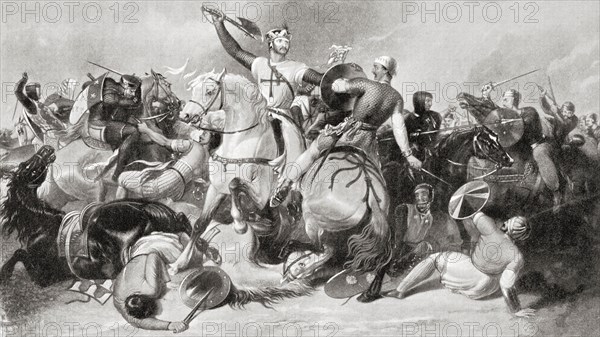 Richard I and Saladin at Ascalon in 1192 at the end of the Third Crusade