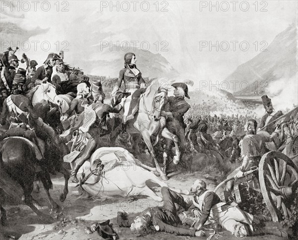 Napoleon at The Battle of Rivoli