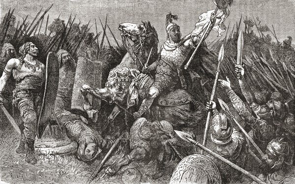 Belisarius leads the Roman army against the Goths